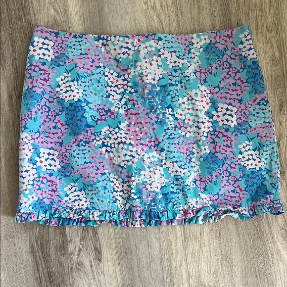 Lilly Pulitzer Dresses & Skirts - Lilly Pulitzer Ruffle trim Mini Skirt 4